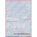 Mikoyan MiG-25 full stencil decals 1/48 BEGEMOT 48011