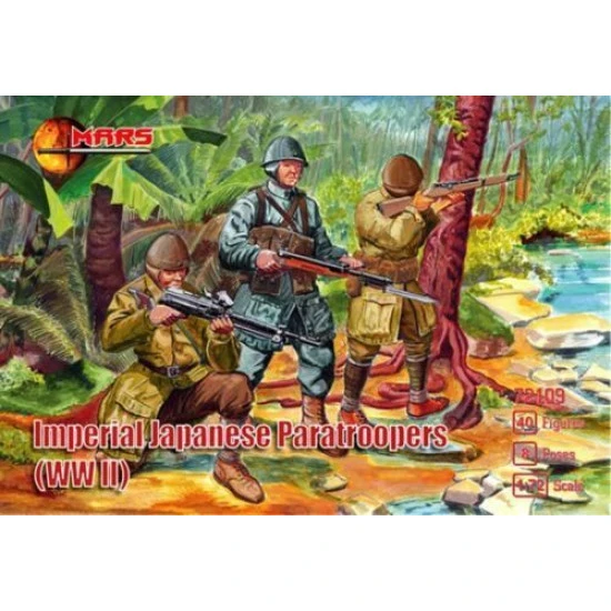 Mars Figures 72109 - 1/72 Imperial Japanese Paratroopers (WWII)