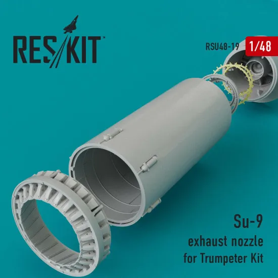 Reskit RSU48-0019 - 1/48 Su-9 exhaust nozzle for Trumpeter Kit Resin Detail
