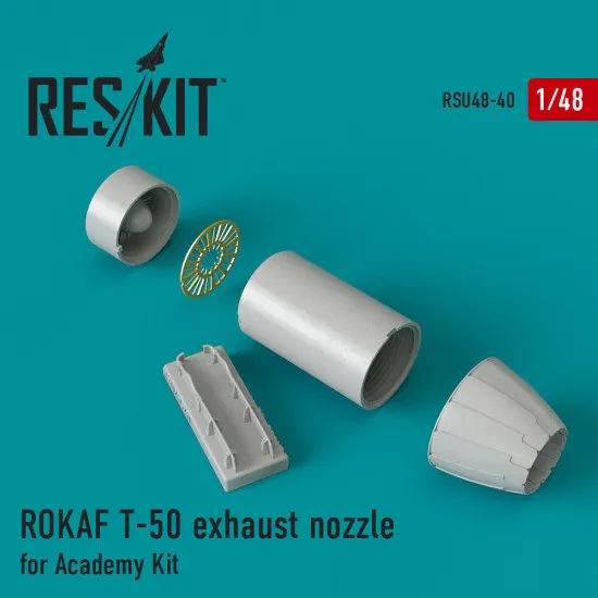 Reskit RSU48-0040 - 1/48 ROKAF T-50 exhaust nozzle for Academy Kit scale