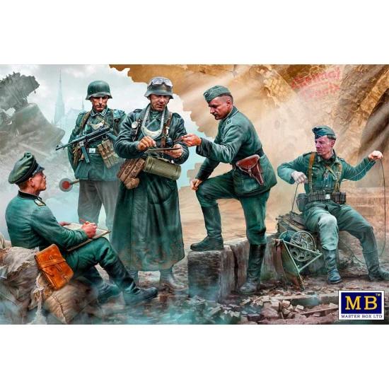 Master Box 35211 - 1/35 - German military men, WWII era. Plastic model kit