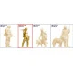 Master Box 35214 - 1/35 - Post-apocalyptic fiction. Desert Battle Series. Skull Clan - Long-distance raid. Kit No.A new leader. Hanna