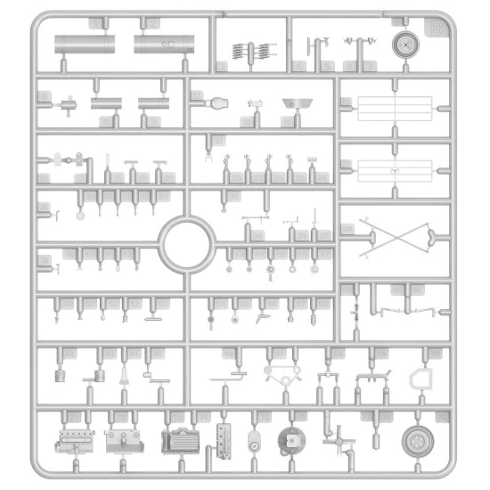 Miniart 35297 - 1/35 GERMAN DELIVERY CAR TYPE 170V. Ambulance