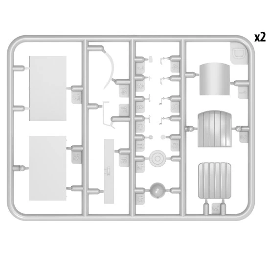 Miniart 35297 - 1/35 GERMAN DELIVERY CAR TYPE 170V. Ambulance