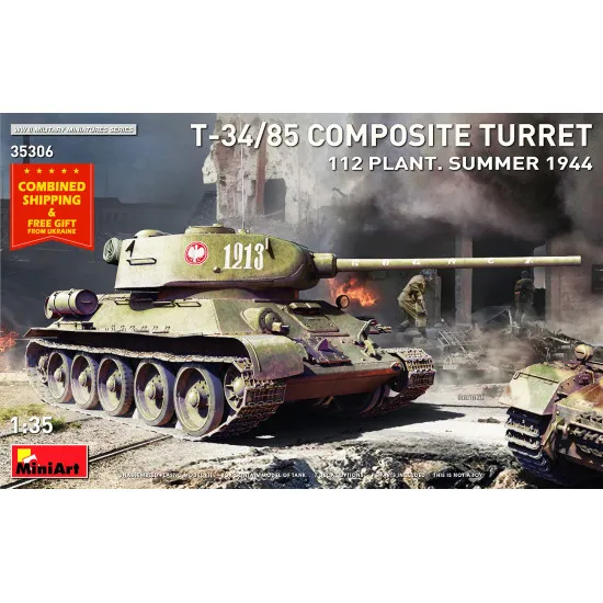 Miniart 35306 - 1/35 - T-34/85 COMPOSITE TURRET. 112 PLANT. SUMMER 1944