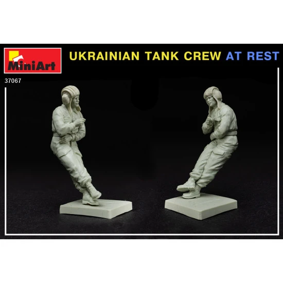 Miniart 37067 - 1/35 - UKRAINIAN TANK CREW AT REST. 4 figures