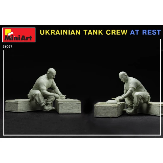 Miniart 37067 - 1/35 - UKRAINIAN TANK CREW AT REST. 4 figures