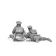 ICM 35713 - 1/35 - WWI British Vickers MG Crew (Vickers MG and 2 figures)