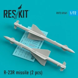 Reskit RS72-0161 - 1/72 R-23R missile 2 pcs MiG-23 scale Resin Detail kit
