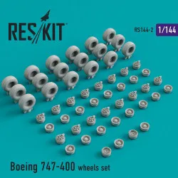 Reskit RS144-002 - 1/144 Boeing 747-400 ER/ERF, wheels set Resin Detail kit