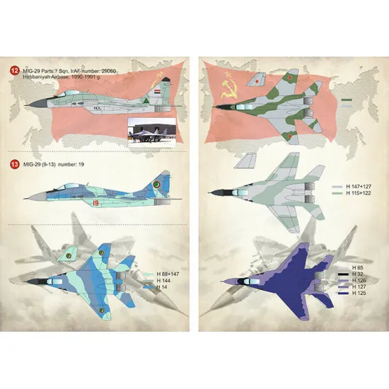 Print Scale 72-407 - 1/72 - MiG 29 Fulcrum . Decal sheet