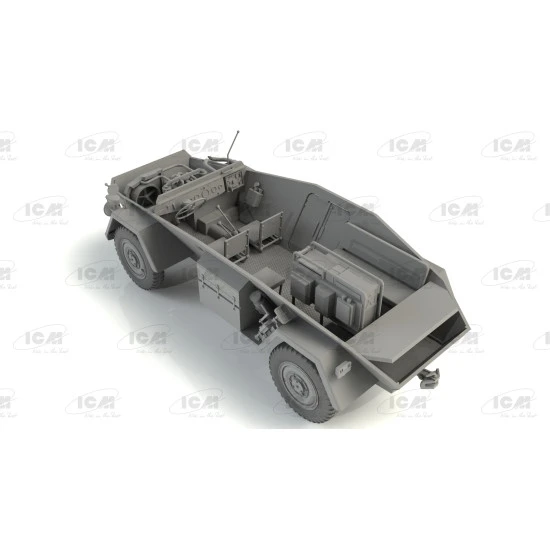 ICM 35110 - 1/35 - Sd.Kfz. 247 Ausf.B, German Command Armoured Vehicle