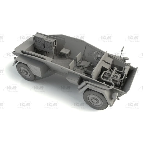 ICM 35110 - 1/35 - Sd.Kfz. 247 Ausf.B, German Command Armoured Vehicle