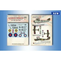 Print Scale PSR 72002 - 1/72 - DH 82b Queen Bee Part 1 Set. Resin, Decals, PE