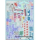 Demo aircrafts of Su-27 decals set 1/72 BEGEMOT 72029