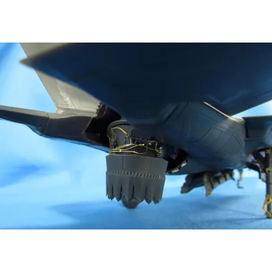 Us Stock Metallic Details F-35b. Jet Nozzle Kitty Hawk 1/48 Mdr4858 Scale Model Resin Kit