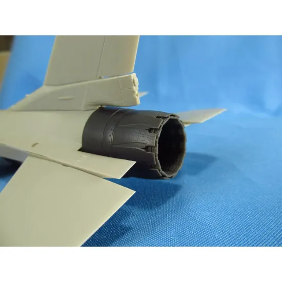 Metallic Details F-16. Jet nozzle for engine F110 (opened) (Tamiya) 1/48 MDR4862 scale model resin kit