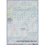 Sukhoi Su-27 complete stencil decals 1/72 BEGEMOT 72030