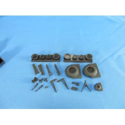 Metallic Details B-17. Wheels with cover (Revell/Monogram) 1/48 MDR4865 scale model resin kit