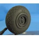 Metallic Details B-17. Wheels with cover (Revell/Monogram) 1/48 MDR4865 scale model resin kit