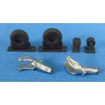 Metallic Details He 111. Tail support 1/48 MDR4867 scale model resin kit