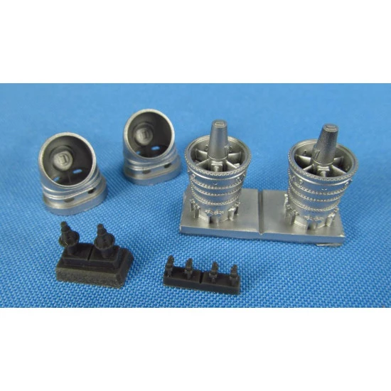 Metallic Details Mi-24. Exhaust pipes (Zvezda) 1/48 MDR4869 scale model resin kit