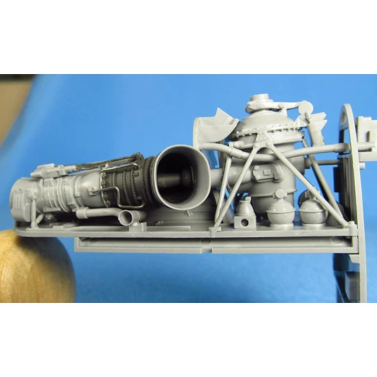 Metallic Details Mi-24. Exhaust pipes (Zvezda) 1/48 MDR4869 scale model resin kit
