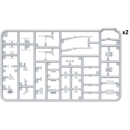 Miniart 35266 - 1/35 German Military Infantry At Rest, scale model WWII