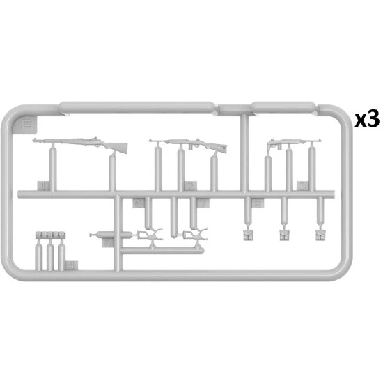 Miniart 35329 - 1/35 US infantry weapons & equipment scale model plastic