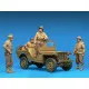 Miniart 35308 - 1/35 - American jeep crew and military police officers model