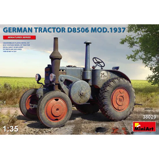 Miniart 38029- 1/35 German tractor d8506 mod. 1937 scale model kit