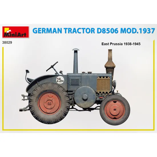 Miniart 38029- 1/35 German tractor d8506 mod. 1937 scale model kit