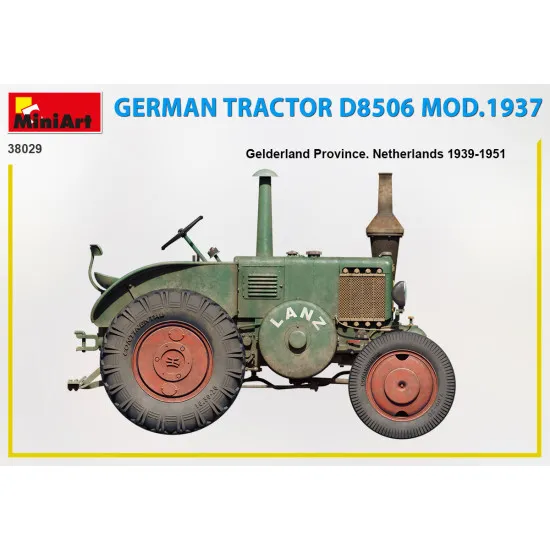Miniart 38029- 1/35 German tractor d8506 mod. 1937 scale model kit