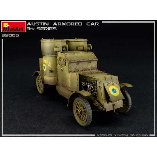 Miniart 39005 - 1/35 - Austin armored car 3rd, interior kit scale plastic model