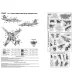 Digital Camouflage Masks For Su-25ub Blue 62, Ukrainian Air Forces 1/32 Scale Foxbot Fm 32-010