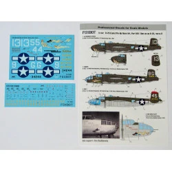 Decal for B-25G/J Mitchell Pin-Up Nose Art and stencils Part 8 1/72 Scale Foxbot 72-042 - Model Kit