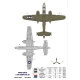 Decal for B-25G/J Mitchell Pin-Up Nose Art and stencils Part 8 1/72 Scale Foxbot 72-042 - Model Kit