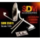 SDM 35011 - 1/35 - Satellite antenna. L=50mm, H=60mm, D=31mm. 1 pcs