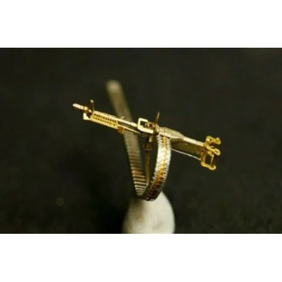 M60 MACHINE GUN MOUNT VARIANT (USA) PLASTIC MODEL KIT 1/72 MINI WORLD 7245C