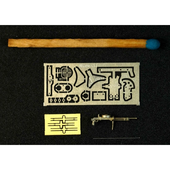 DT-29 MACHINE GUN EARLY ON MOUNT P-40 USSR 1/72 MINI WORLD 7250C