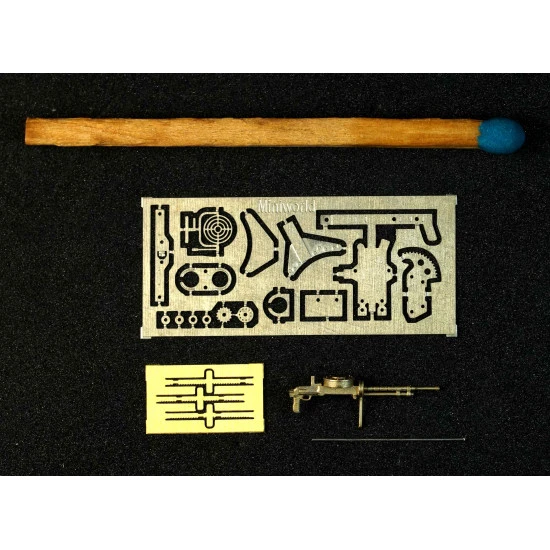 DT-29 MACHINE GUN LATER ON MOUNT P-40 USSR 1/72 MINI WORLD 7250D