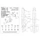 INTAKES, PITOTS, ANTENNAS GULFSTREAM C-37B/G-550 AMODEL 1/72 MINI WORLD 7269