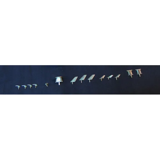 PITOTS, ANTENNAS FOR GULFSTREAM C-37B/G-550 AMODEL 1/72 MINI WORLD 7269A