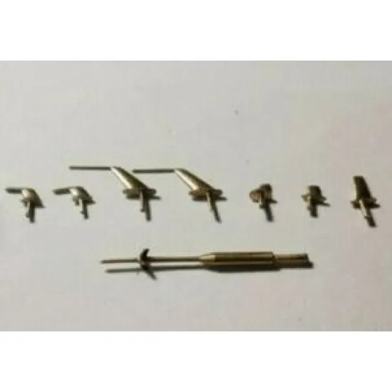 PITOTS, ANTENNAS FOR CANADAIR CHALLENGER CL.604 BPK 1/72 MINI WORLD 7270A