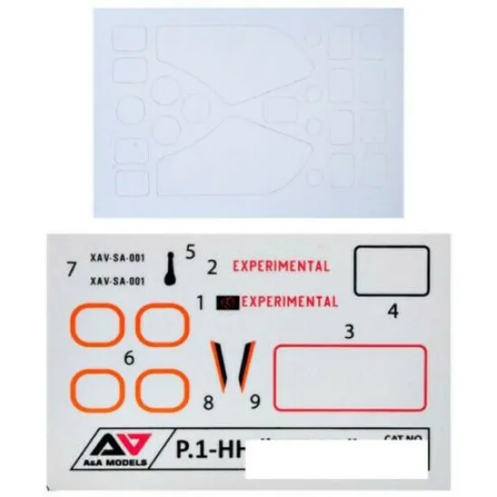 A&A Models AA7209 - 1/72 - P.1HH HammerHead Demo UAV