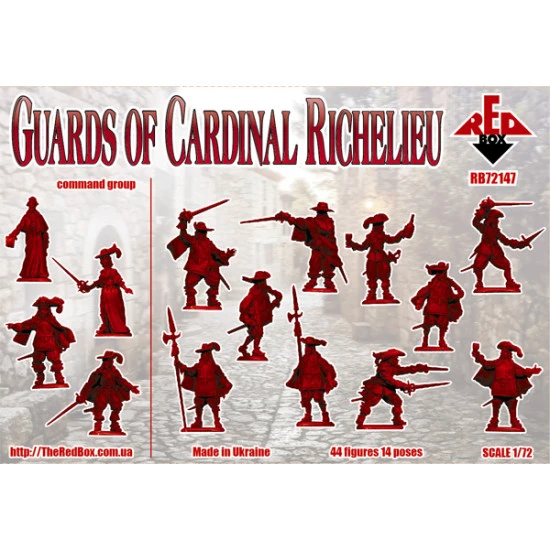 Red Box 72147 - 1/72 - Guards of Cardinal Richelieu model scale kit plastic