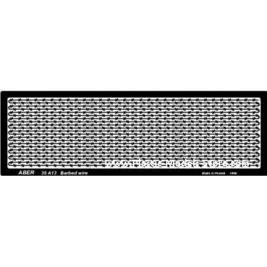 Barbed wire 2400 mm long photo-etched set 1/35 Aber 35A013