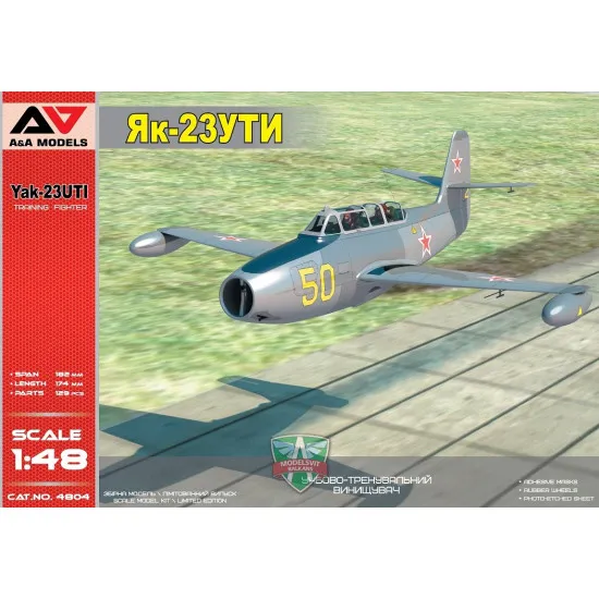 A&A Models AA4804 - 1/48 - Yakovlev Yak-23 UTI Military Trainer