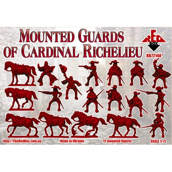 Red Box 72148 - 1/72 - Mounted Guards of Cardinal Richelieu model scale kit plastic