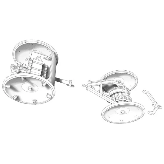 ACE 72569 - 1/72 - 3in Smith Gun Inch Mk I OSB Gun Plastic model kit